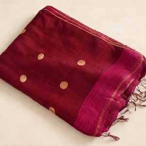 Handloom Muslin Matka Saree